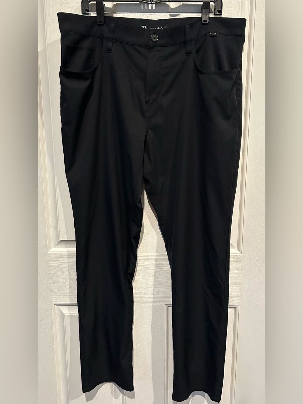 Travis Mathew Black 5-Pocket Pants - Size 38x32